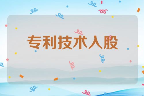 专利技术入股