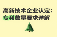 高新技术企业专利要求有哪些？