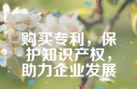 购买专利，保护知识产权，助力企业发展