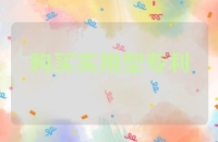 购买国家实用型专利