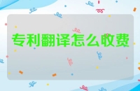 正规专利翻译怎么收费