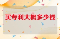 买一个专利大概多少钱