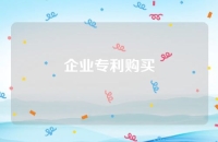 企业专利购买