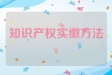 知识产权实缴方法