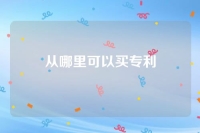 从哪里可以买专利