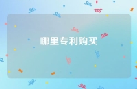 哪里专利购买